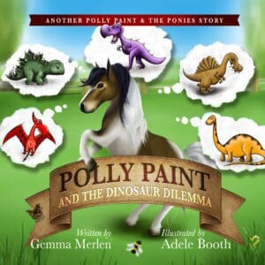 Polly Paint and the Dinosaur Dilemma book by author Gemma Merlen - ISBN9781838103415