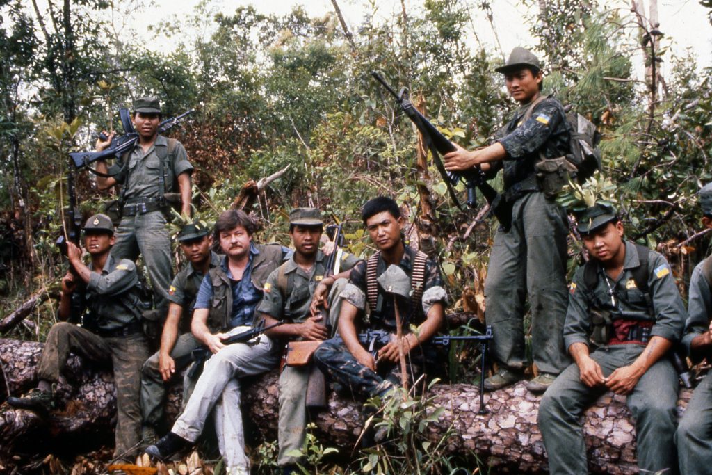 Mong Tai Army patrol, Burma <br>‘The Reluctant Warlord’ — 1994