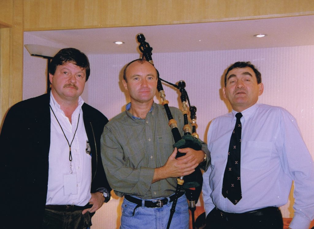 Filming Phil Collins <br>‘Instrument of War’